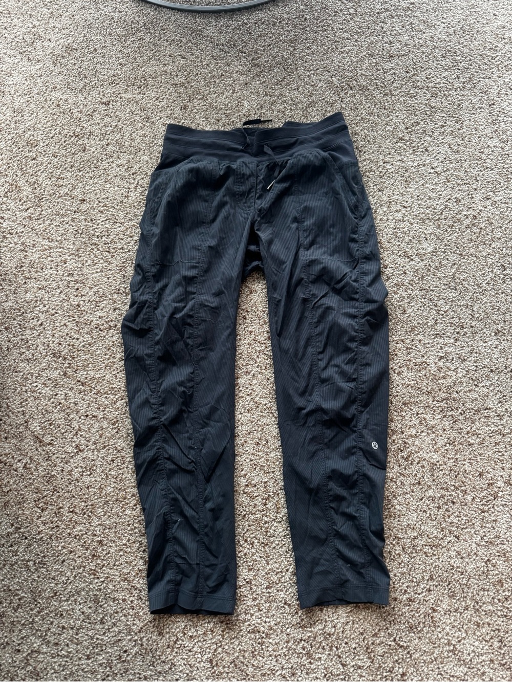 lululemon athletica Men’s Black Jogger-Style Sweatpants